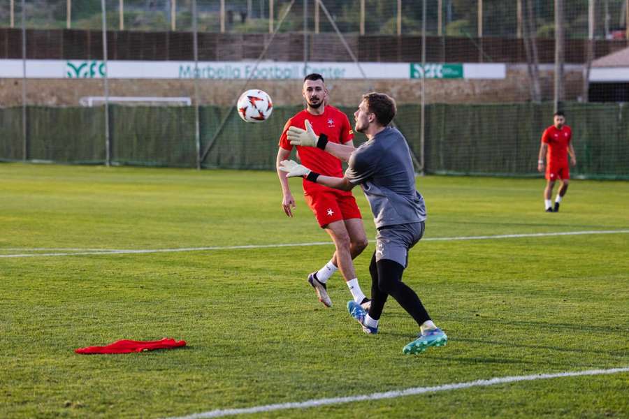 Jakub Markovič na soustředění v Marbelle