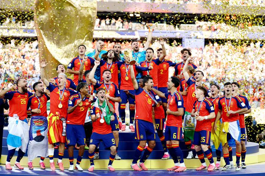 Ferran Torres darf sich WM-Siegestorschütze nennen Ferran Torres darf sich WM-Siegestorschütze nennen