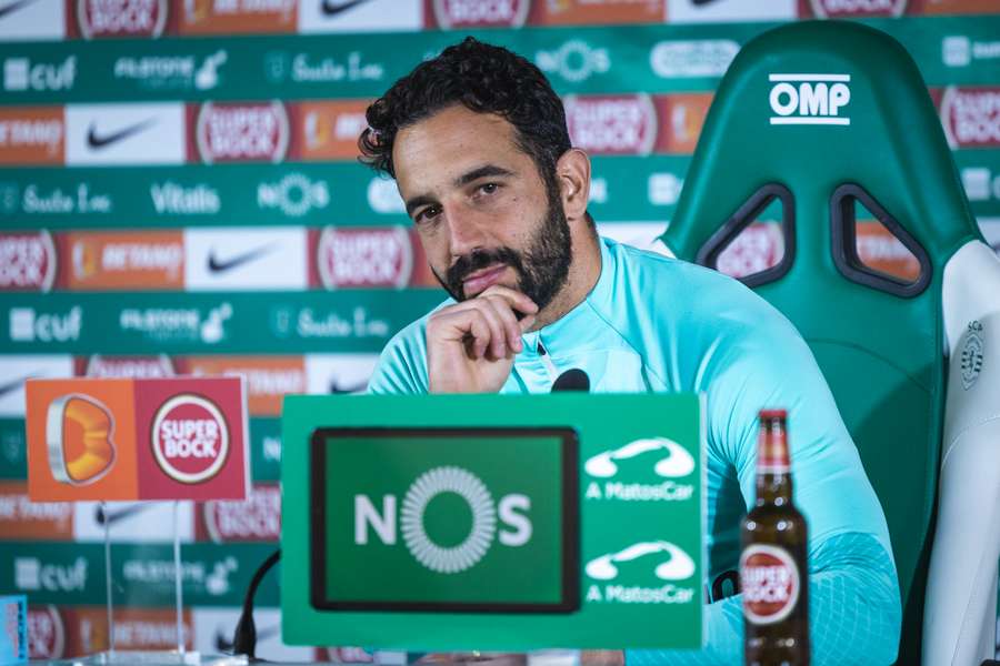 Rúben Amorim na antevisão do jogo com o Chaves
