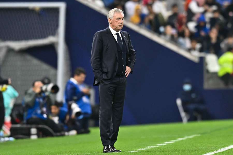 Carlo Ancelotti, treinador do Real Madrid