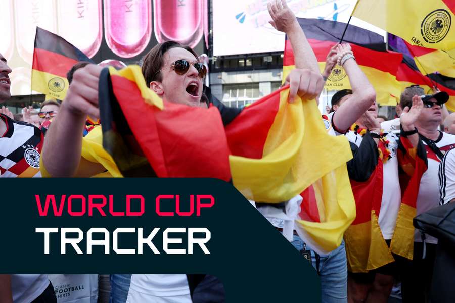 Germany fans gather in Times Square