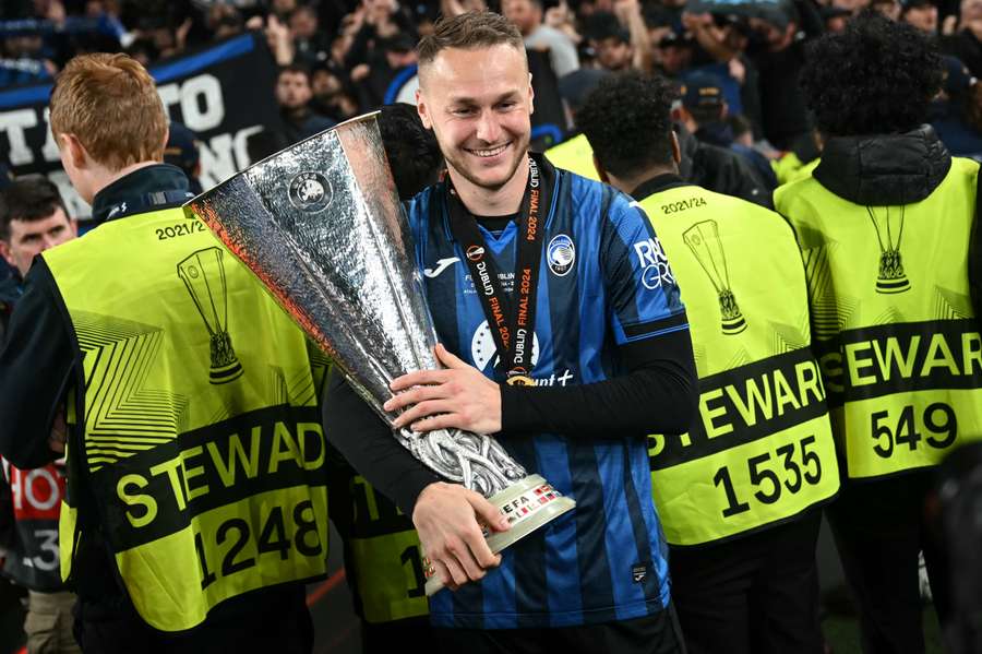 Teun Koopmeiners venceu a Liga Europa com a Atalanta