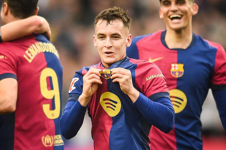 Marc Casadó fez o seu primeiro gol com a camisa do Barcelona Marc Casadó fez o seu primeiro gol com a camisa do Barcelona