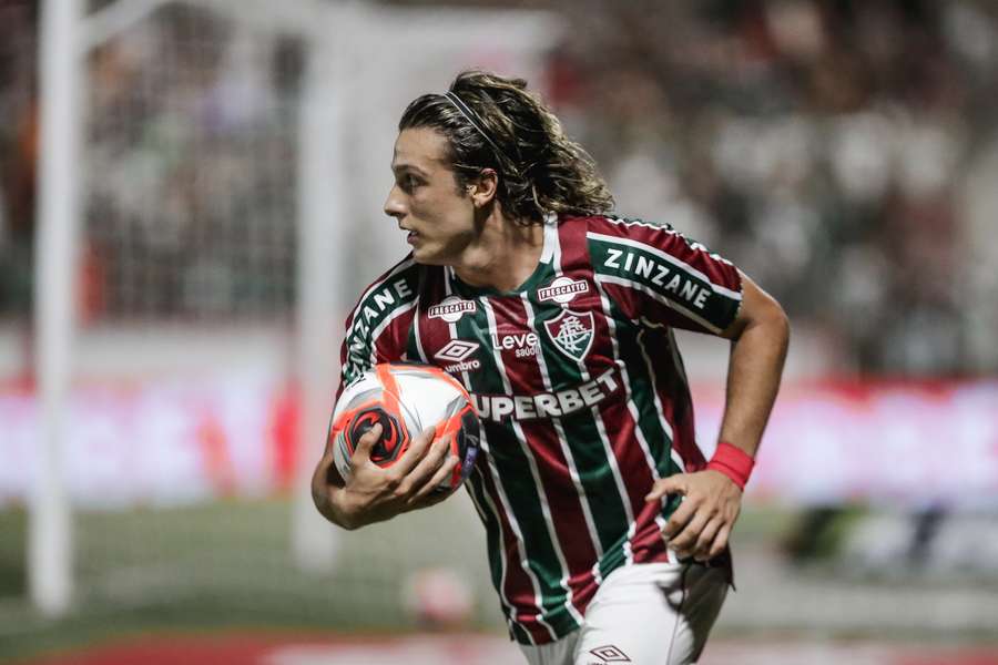 Canobbio estreou pelo Fluminense no empate com o Maricá
