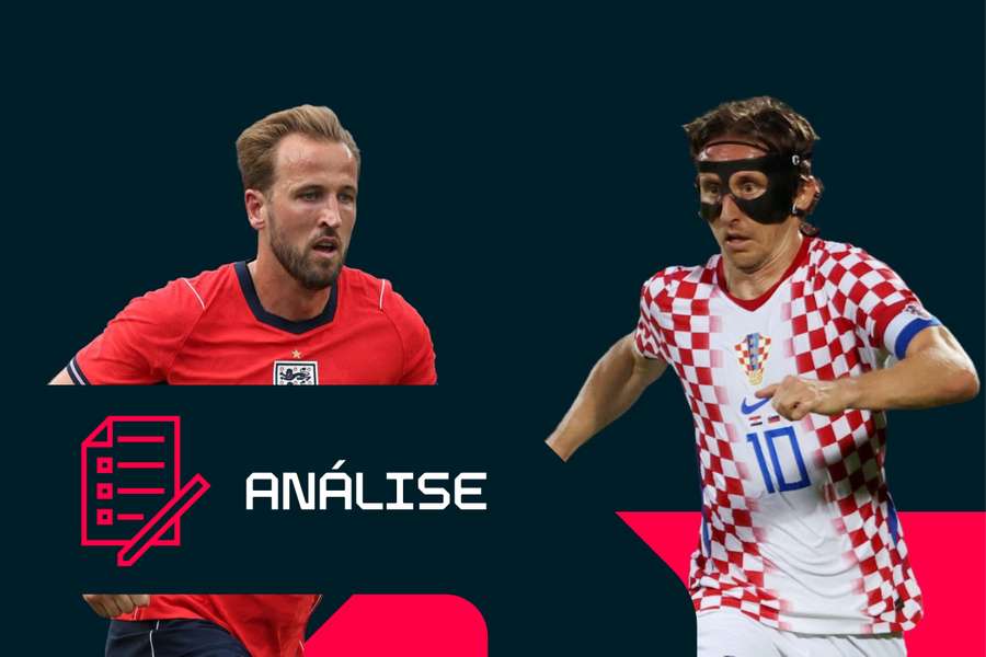 Duelo entre Inglaterra e Croácia hoje Duelo entre Inglaterra e Croácia hoje