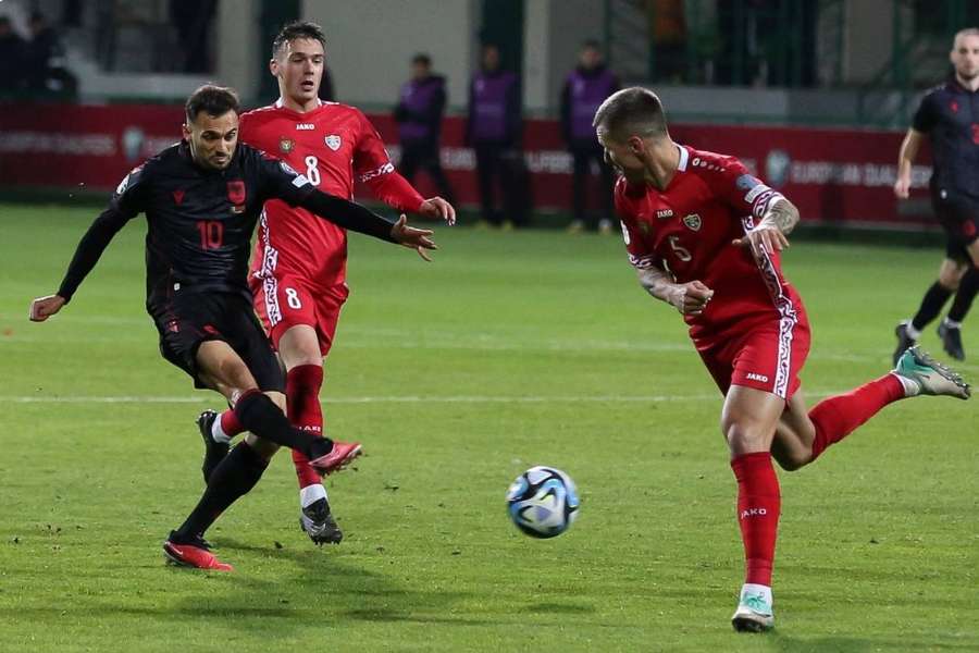 Nedim Bajrami tries his luck for Albania