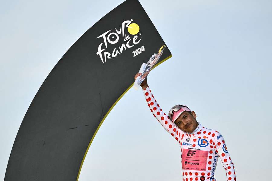 Carapaz, protagonista en el Tour de Francia.