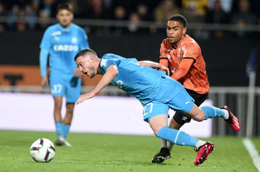 Marseille, accroché à Lorient (0-0), n'a pu remporter une neuvième victoire d'affilée à l'extérieur. 