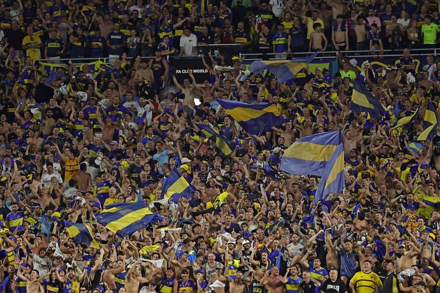 Fanii echipei Boca Juniors