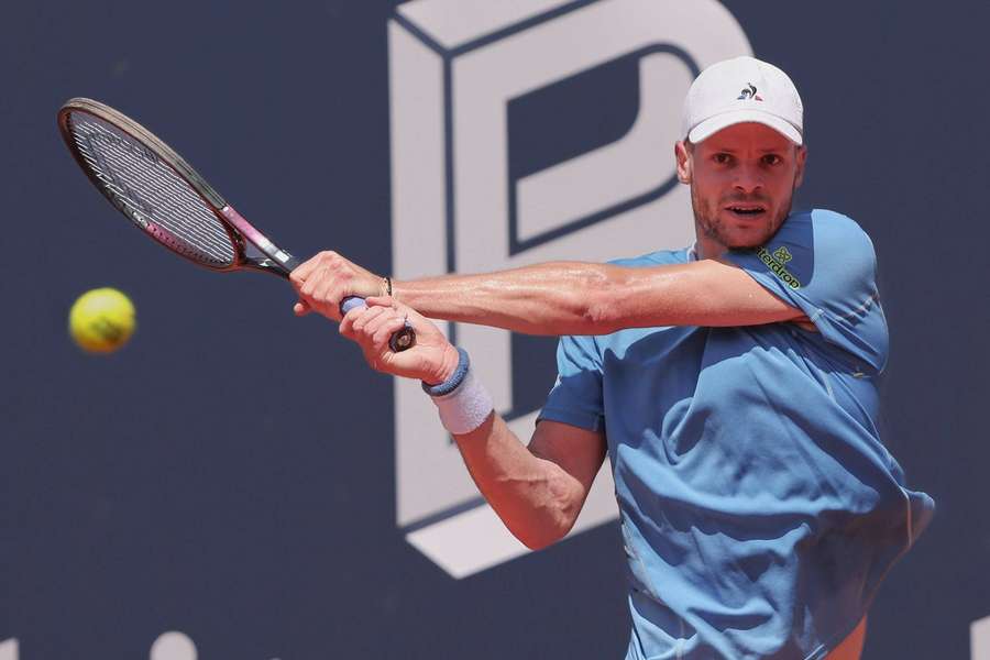Yannick Hanfmann erreicht das Viertelfinale von Kitzbühel.