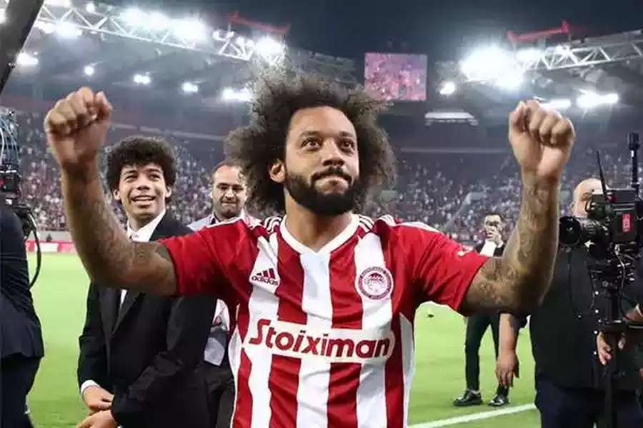 Marcelo rescindiu este sábado com o Olympiacos, da Grécia