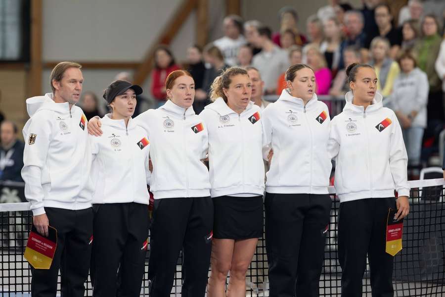 Die DTB-Auswahl bei den Playoffs im vergangenen November