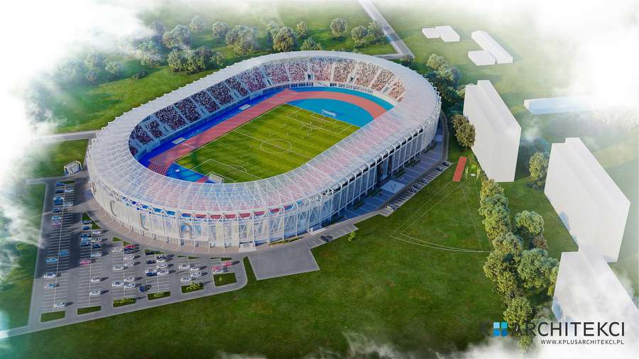 Contrariamente às estimativas da cidade, o novo estádio do Resovia deverá custar 164 milhões de zlotys. Mas a construção foi aprovada