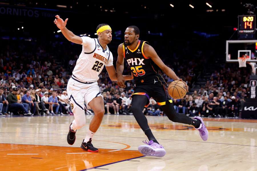 Kevin Durant contro i Nuggets