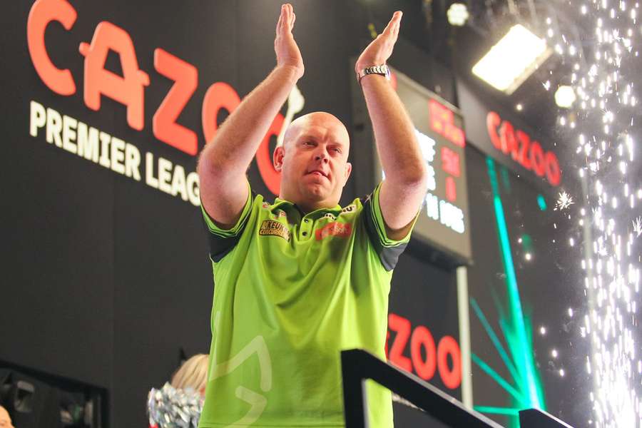 Van Gerwen was in command throughout the final