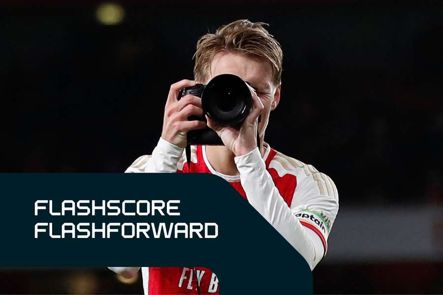 Martin Odegaard schiet plaatjes na de zege van Arsenal op Liverpool