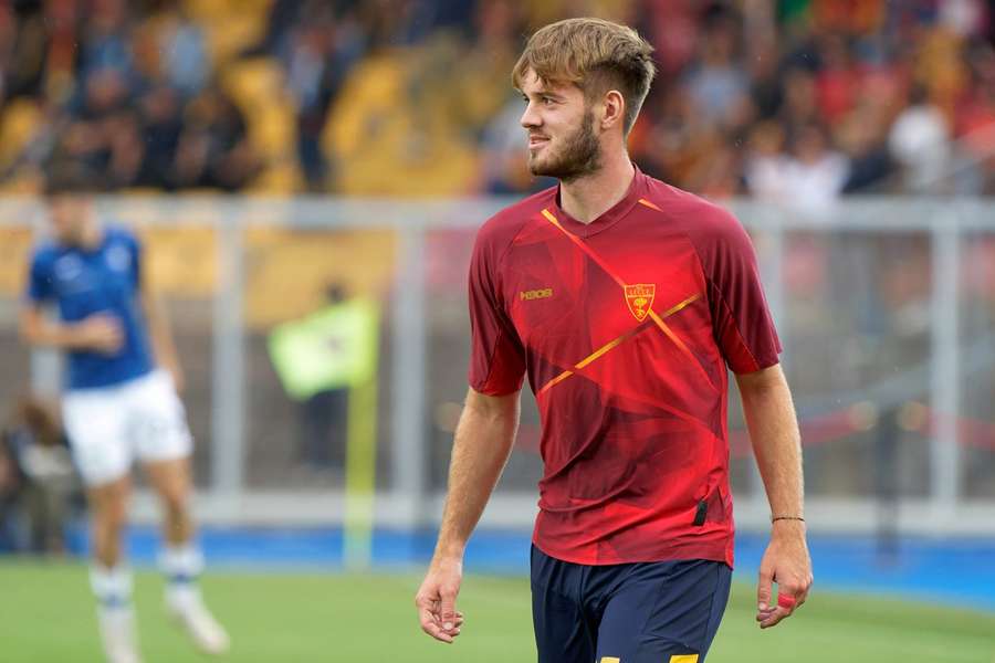 Daniel Samek v dresu Lecce.