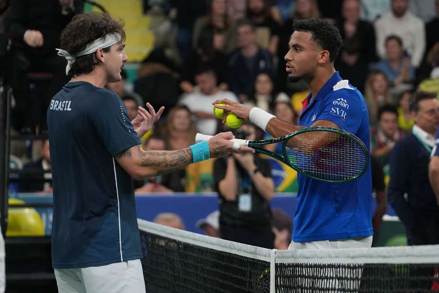 Thiago Wild perdeu para Arthur Fils na Copa Davis