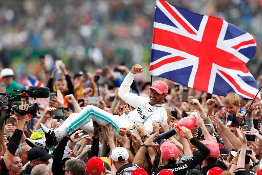 Hamilton had great success at Mercedes, winning six title