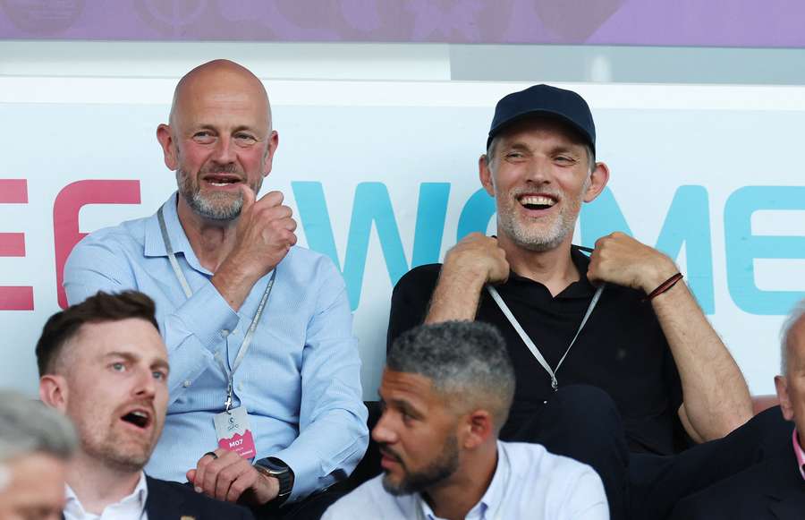 Tuchel in the stands Tuchel in the stands
