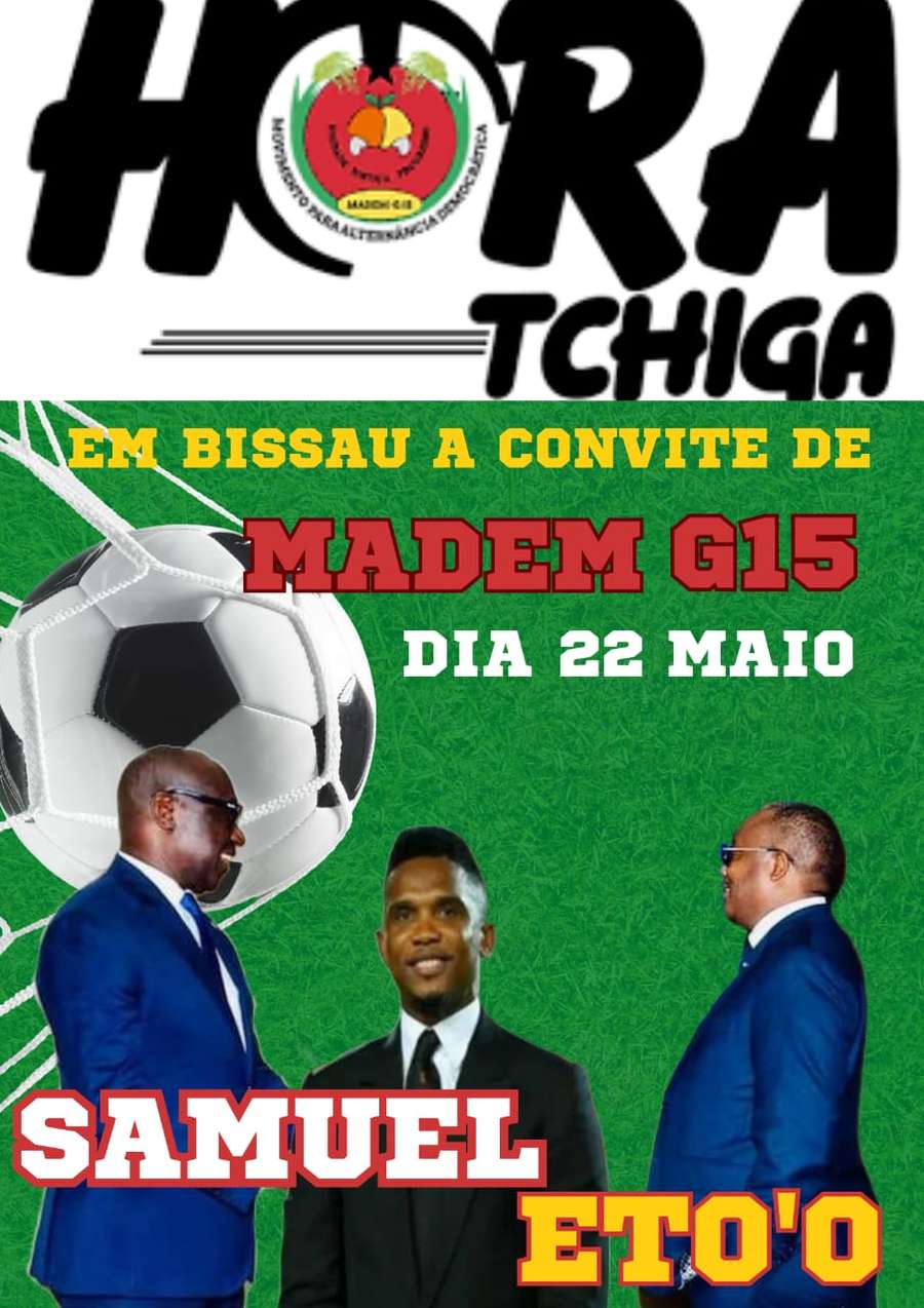 O cartaz do Madem-G15 O cartaz do Madem-G15