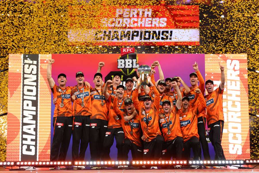 Perth Scorchers lift the BBL trophy
