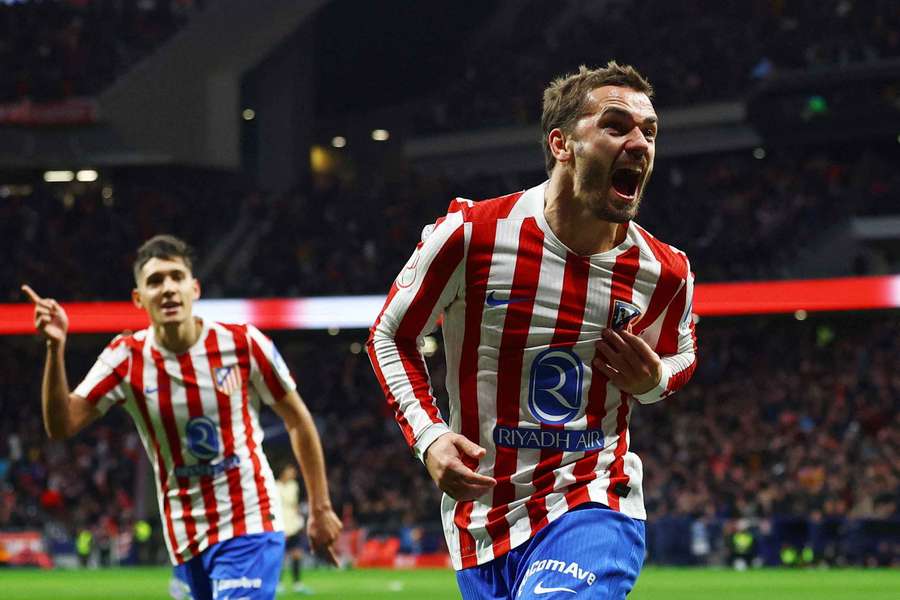 Griezmann celebra un gol