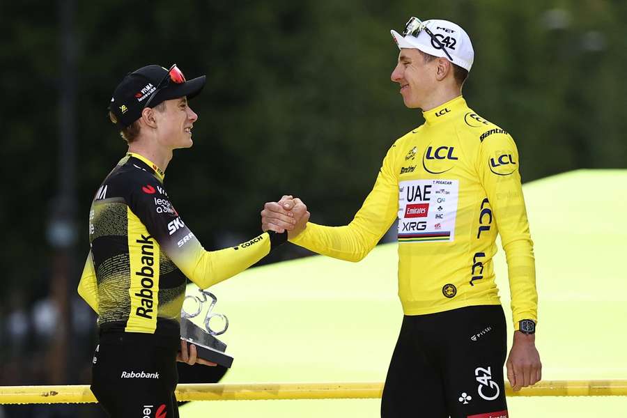 Vingegaard a Pogačar po skončení poslední Tour de France.