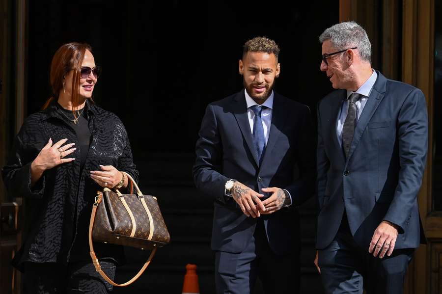 Neymar was on trial for corruption-related charges to do with his transfer from Santos to Barcelona in 2013