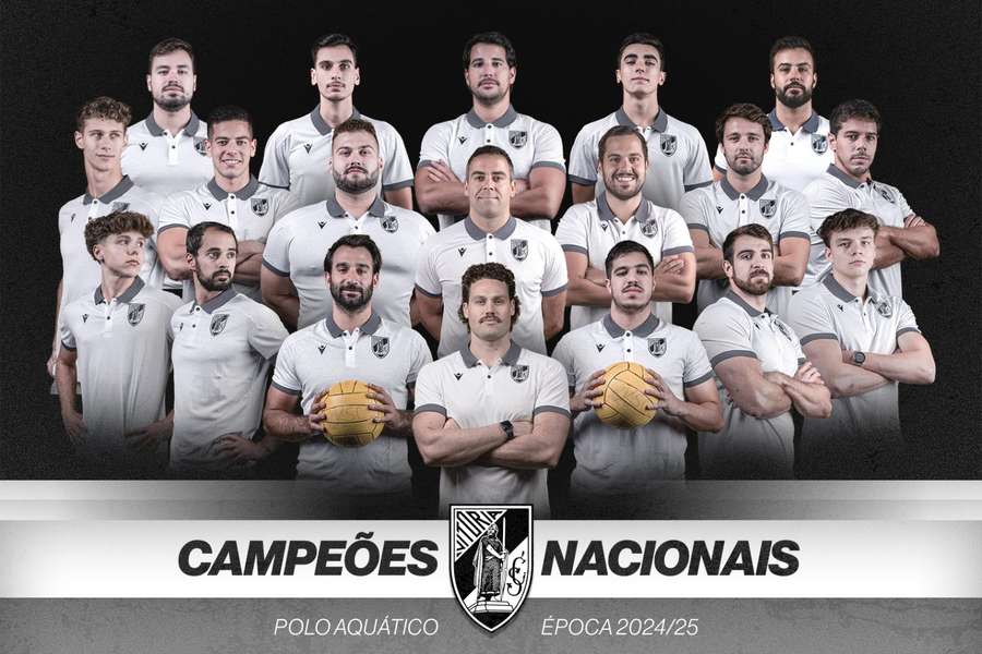 A equipa de polo aquático do Vitória SC
