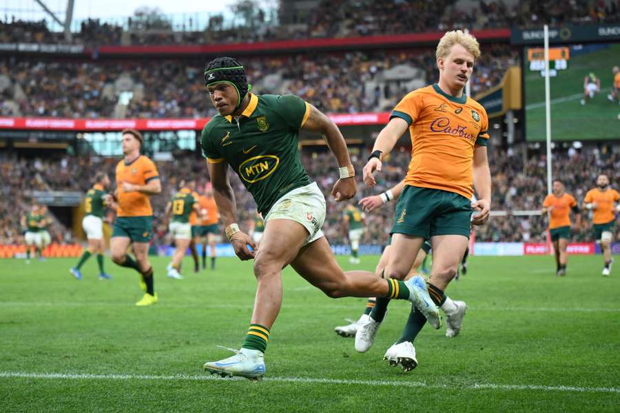 Doublé d'Arendse, démonstration des Springboks.