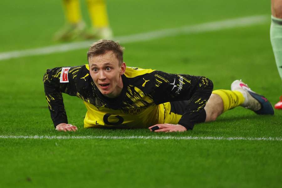 Maximilian Beier zeigte sich gegen den HSV höchst engagiert.