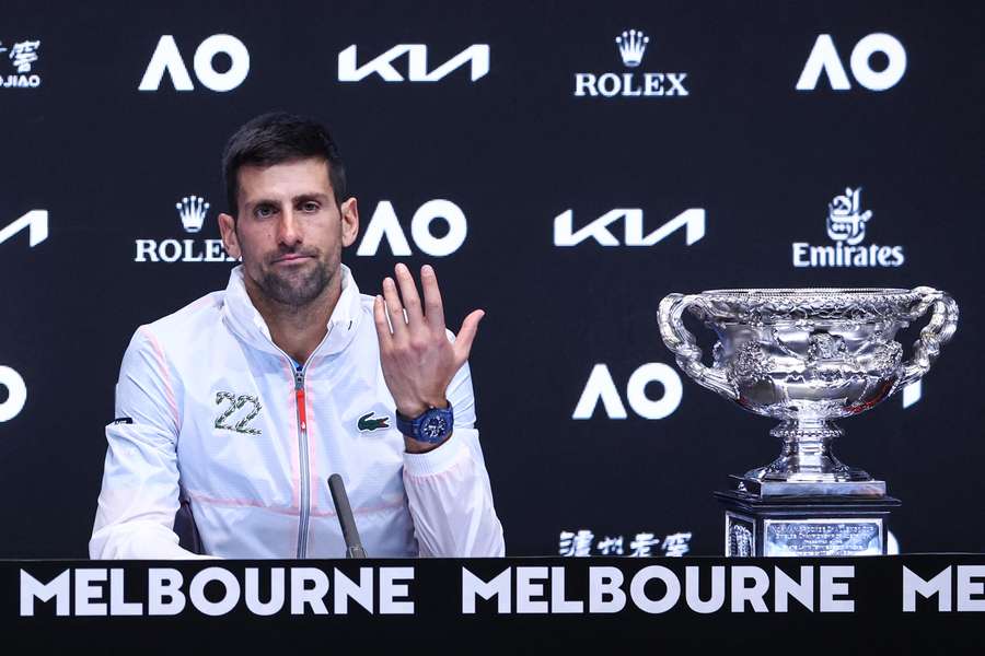 Djokovic's father didn't attend the Australian Open final