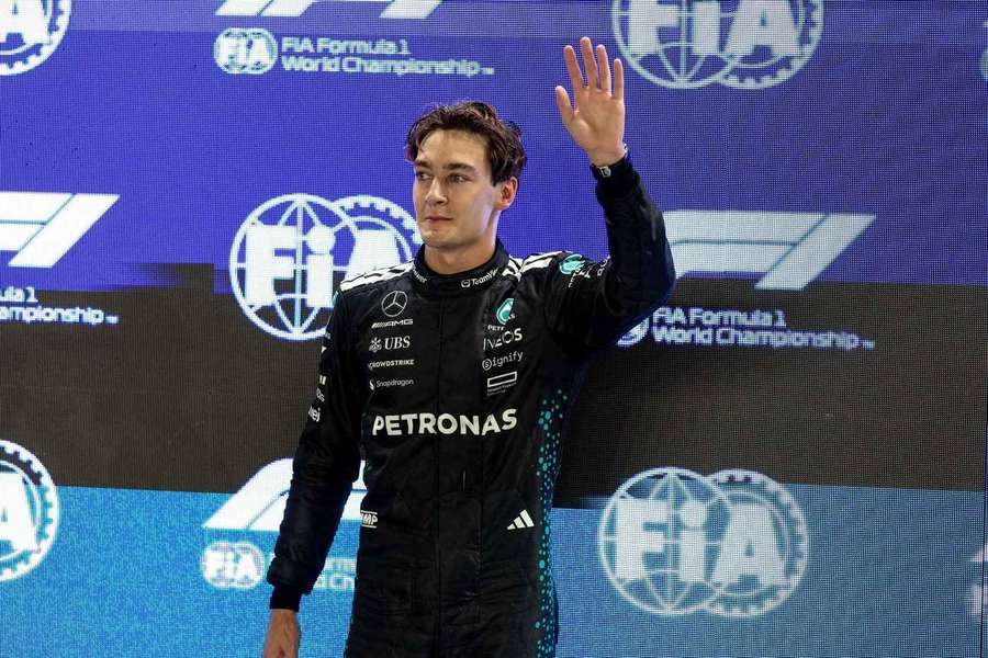 George Russell startet am Sonntag von der Pole Position.