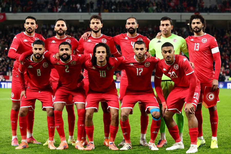 La Tunisie lors de son match contre le Brésil à Lille, début novembre. La Tunisie lors de son match contre le Brésil à Lille, début novembre.