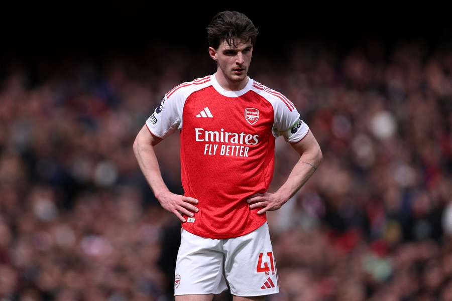 Declan Rice se ha ausentado del entrenamiento del Arsenal del martes