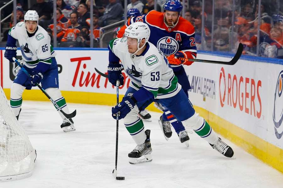 Lief in großen Teilen des Spiels nur hinterher: Leon Draisaitl und seine Edmonton Oilers im Duell mit den Vancouver Canucks.