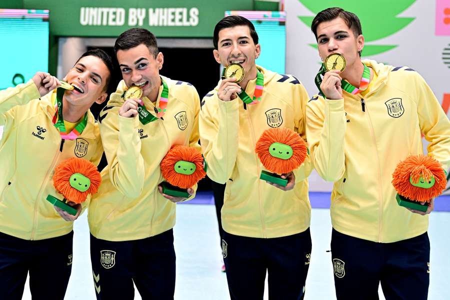 El cuarteto español campeón del mundo