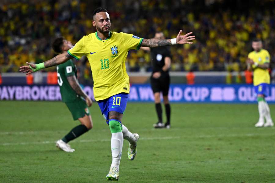 Neymar erzielte seine Länderspieltreffer 78 und 79 und ist somit nun Brasiliens alleiniger Rekordtorschütze