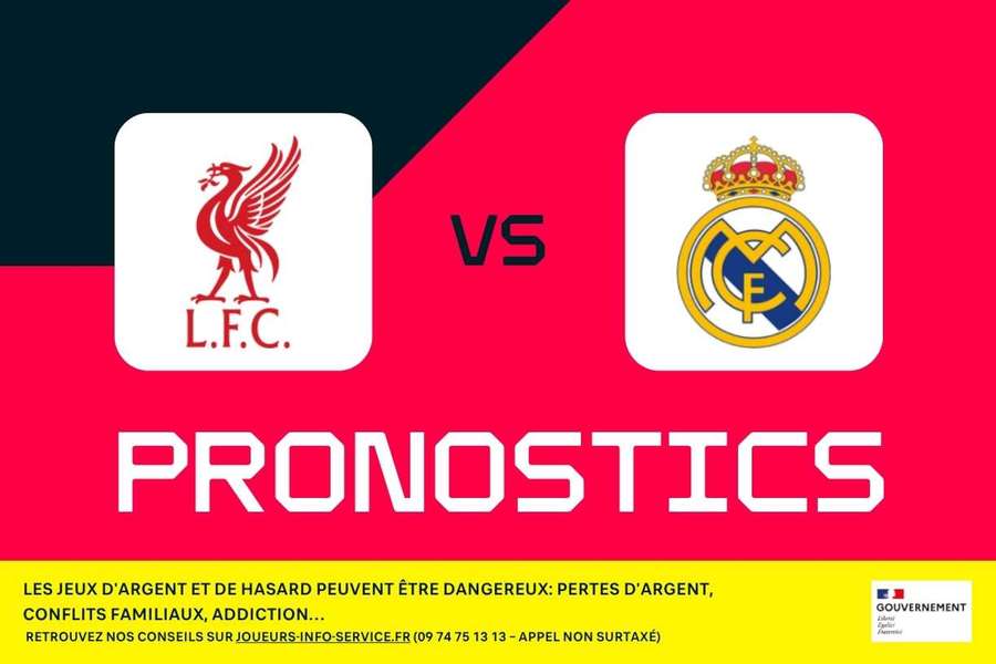 Liverpool – Real Madrid : pronostics, meilleurs paris et cotes (Ligue des champions)