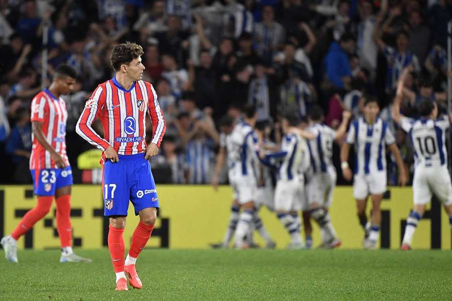 L'Atlético Madrid a été tenu en échec par la Real Sociedad dimanche. 