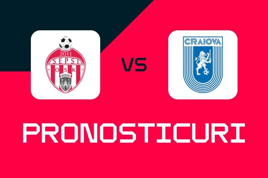 Sepsi - Universitatea Craiova: Pronosticuri, cele mai bune pariuri și cote Superliga
