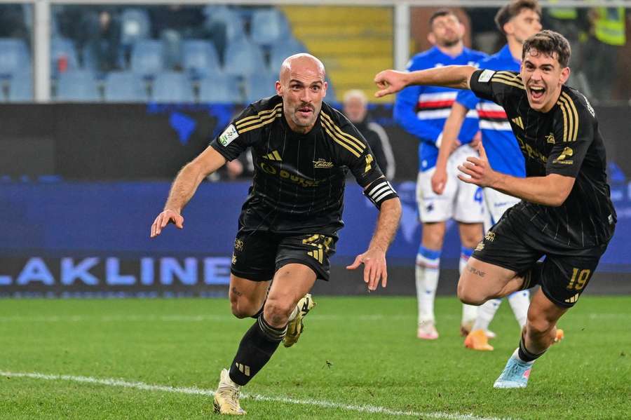 L'esultanza di Parodi