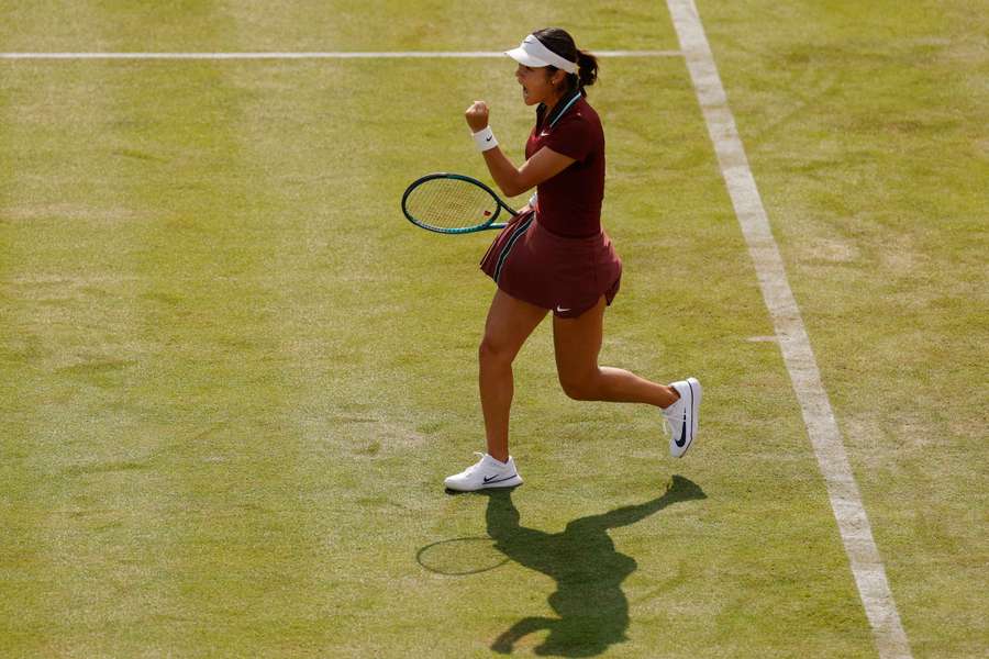 Raducanu is through to the second round at Queen's