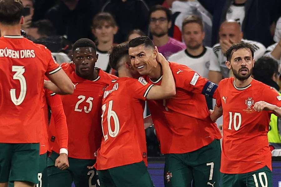 Portugal festeja diante da Alemanha