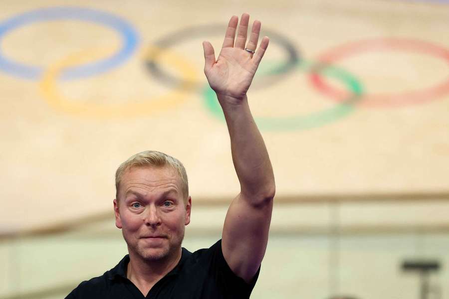 Chris Hoy aux JO 2024.