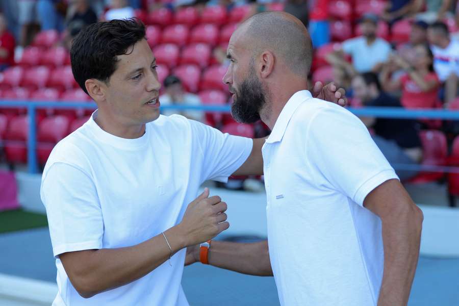 Luís Pinto com Mitchell van der Gaag Luís Pinto com Mitchell van der Gaag