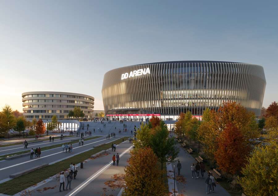 Takhle by měla vypadat nová aréna Pardubic.