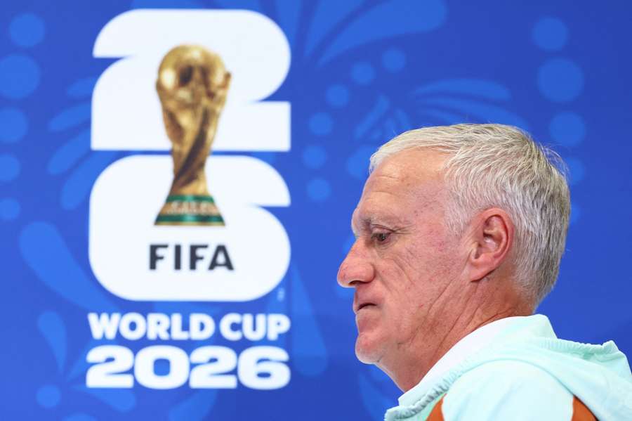 France manager Didier Deschamps during Friday's press conference