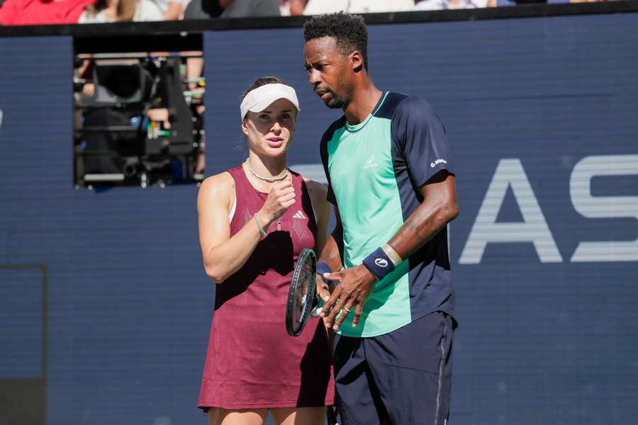 Das Ehepaar Svitolina/Monfils steht im Halbfinale des Mixed Doppels
